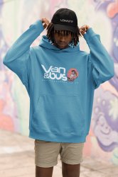 Van & Bus graphic logo hooded sweatshirt Design 4