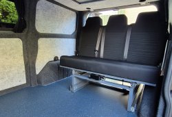Vulcan SLIMLINE wide 3 seater Glide bed