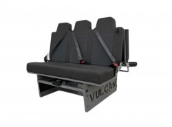 Vulcan M1 Recliner Slimline - 3 Seater with ISOFIX