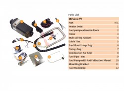 Ford Transit Custom Diesel Heater Kit (Externally Mounted)