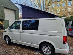 **SOLD** VW T6.1 150 DSG (auto) Highline campervan conversion Ascot Grey
